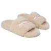 Tongs fourrées « Beige » 654261W2DO19796