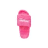 Tongs fourrées « Pink » 654261WBDZ05096
