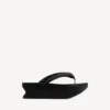 Tongs Gaeta pour femme, couleur noire
