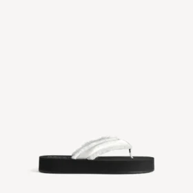 Tongs Jet Lag pour femme, couleur blanc cassé Tongs Jet Lag pour femme, couleur blanc cassé