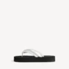 Tongs Jet Lag pour femme, couleur blanc cassé Tongs Jet Lag pour femme, couleur blanc cassé
