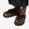 Tongs « Jet Lag » pour femme, couleur noire