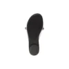 Tongs métallisées Cagole « Silver Black » 694342WBDK38018