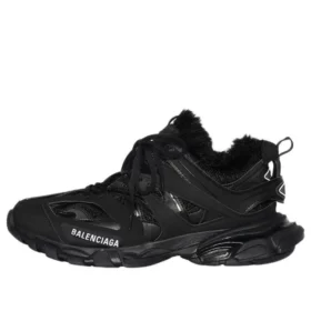 Track Sneaker « Faux Fur Black » 668556W3CQ11000
