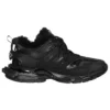 Track Sneaker « Faux Fur Black » 668556W3CQ11000