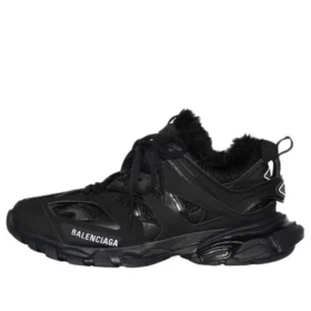 Track Sneakers « Fake Fur Black » 668555W3CQ11000