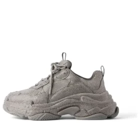 Triple S avec strass « Gris foncé » 524039W2TST1249