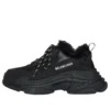 Triple S « Fausse fourrure – Noir » 668562W3CQ51000