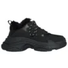Triple S « Fausse fourrure – Noir » 668562W3CQ51000