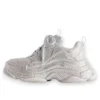 Triple S « Light Grey Rhinestones » 524039W2TST1100