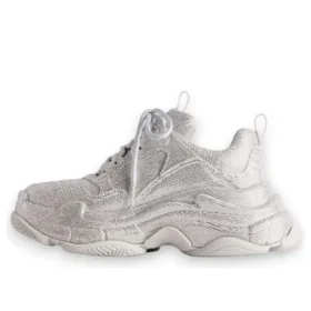 Triple S « Light Grey Rhinestones » 524039W2TST1100