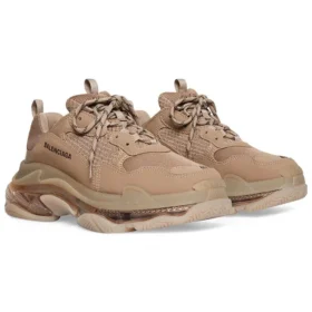 Triple S semelle transparente « Marron » 541624W2GA12510