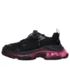Triple S « Semelle transparente – Noir Rose Néon » 544351W2FR11053