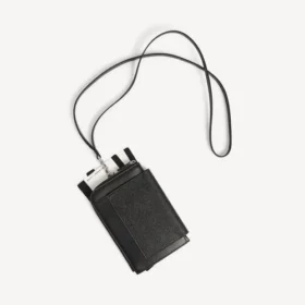 Étui pour téléphone « passeport » pour homme, noir