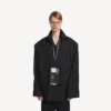 Étui pour téléphone « passeport » pour homme, noir