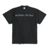 Usage interne uniquement T-shirt à l&rsquo;envers « Black » 787358TQVU21083