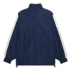 Veste ample unisexe FW21 Logo Splicing, bleu marine 663065TKO484063