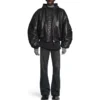 Veste aviateur à capuche « Black » 750953TOS171000