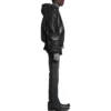 Veste aviateur à capuche « Black » 750953TOS171000