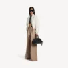 Veste aviateur courte pour femme, couleur ivoire Veste aviateur courte pour femme, couleur ivoire