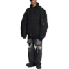 Veste aviateur déchirée « Black » 698844TKP271000