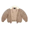 Veste aviateur Unity en coton ripstop « Beige » 698837TLP039577