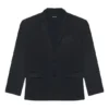 Veste Balenciaga FW21 Retro Knit Large pour homme, noire 662388TAV041000
