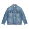 Veste BB Monogram coupe ample « Bleu » 675208TMW374437