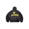 Veste bomber à capuche Tape Type Light « Black » 791103TPO041000