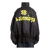 Veste bomber à capuche Tape Type Light « Black » 791103TPO041000