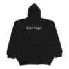 Veste à capuche et manches longues Balenciaga SS21 pour homme, noire, 641659TIV551070