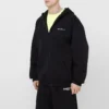 Veste à capuche et manches longues Balenciaga SS21 pour homme, noire, 641659TIV551070