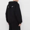 Veste à capuche et manches longues Balenciaga SS21 pour homme, noire, 641659TIV551070
