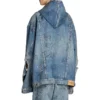 Veste à capuche oversize « Blue » 719315TNW56-4268