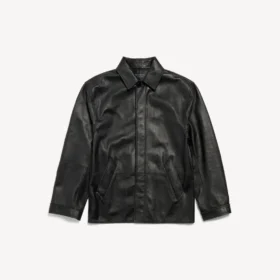 Veste carcoat pour homme, noire