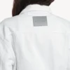 Veste carrée classique « Wings » pour femme, en blanc Veste carrée classique « Wings » pour femme, en blanc