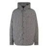 Veste-chemise matelassée à carreaux « Noir Blanc » 735662TNO781070