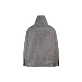 Veste-chemise matelassée à carreaux « Noir Blanc » 735662TNO781070