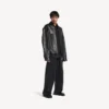 Veste-chemise pour homme en noir Veste-chemise pour homme en noir
