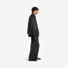 Veste-chemise pour homme en noir Veste-chemise pour homme en noir
