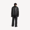 Veste-chemise pour homme en noir Veste-chemise pour homme en noir