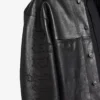 Veste-chemise pour homme en noir Veste-chemise pour homme en noir