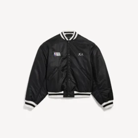 Veste Coach pour homme Balenciaga | Collaboration NBA, couleur noire