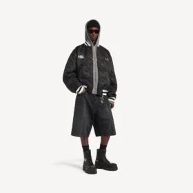Veste Coach pour homme Balenciaga | Collaboration NBA, couleur noire
