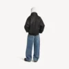 Veste Coach pour homme Balenciaga | Collaboration NBA, couleur noire Veste Coach pour homme Balenciaga | Collaboration NBA, couleur noire