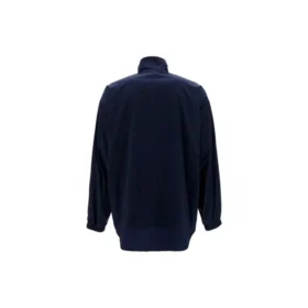 Veste à col montant et fermeture éclair avec logo Balenciaga pour homme, bleue 622002TIO508065