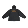 Veste coupe-vent à capuche Metallica « Black Orange » 698831TMO101000