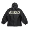 Veste coupe-vent à capuche Tape Type « Black » 738762TLO251000