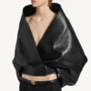 Veste croisée pour femme, noire Veste croisée pour femme, noire