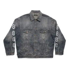 Veste Crypto Large Fit « Light Blue » 750983TNW654036